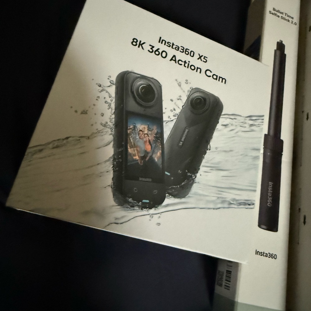 X3 Black 8K 360 Action Camera